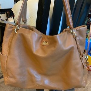Henri Bendel leather handbag